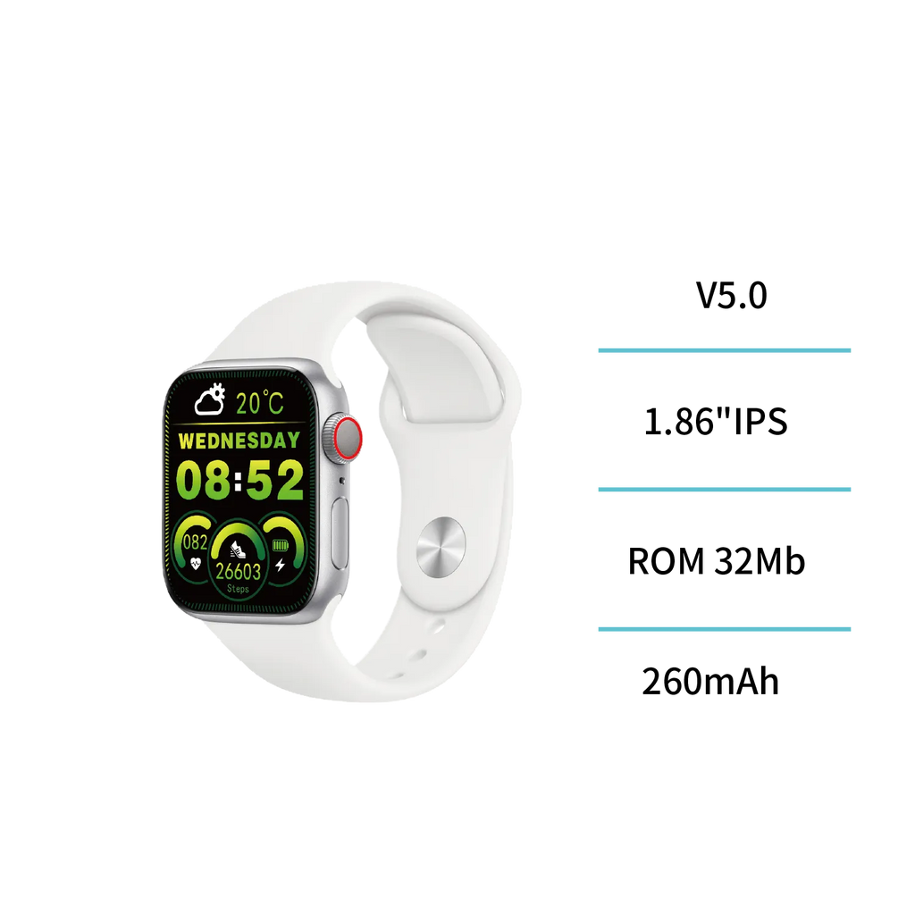 Smartwatch with 1.86-Inch Screen, CE Approved